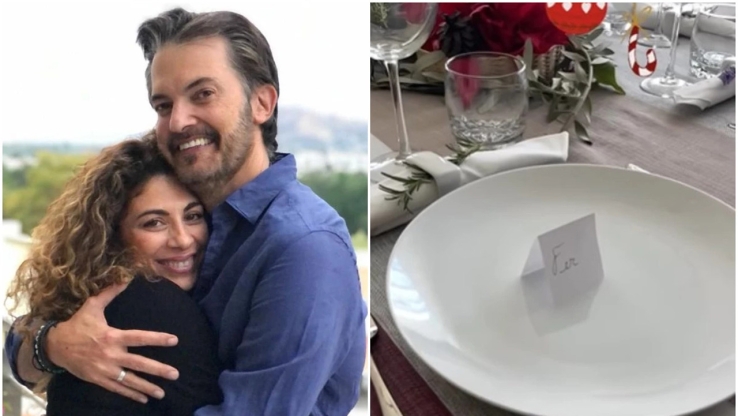 El asiento que Anna Ferro reservó para Fer del Solar en su mesa de Navidad