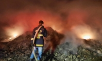 Controlan incendio en el Basurón Municipal
