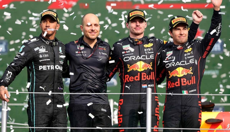 Max Verstappen conquista el GP de México y &#039;Checo&#039; sube al podio