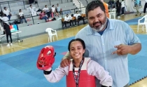 Cristina Leyva presente en campeonato de taekwondo