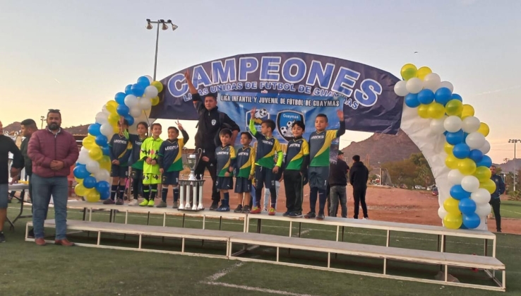 Gran cierre de ceremonia en la Liga Infantil