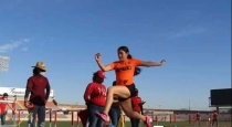 Nicole Soto de lo mejor en atletismo