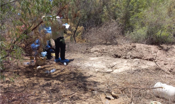Encuentran a hombre “enterrado”