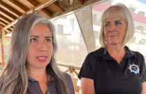 Retomarán torneos de pesca, Paulina Godínez y Katy Rogers, organizadoras de los torneos.