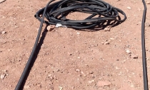 EMPRESA CONTRATADA POR TELMEX   Roba cableado y provoca daños