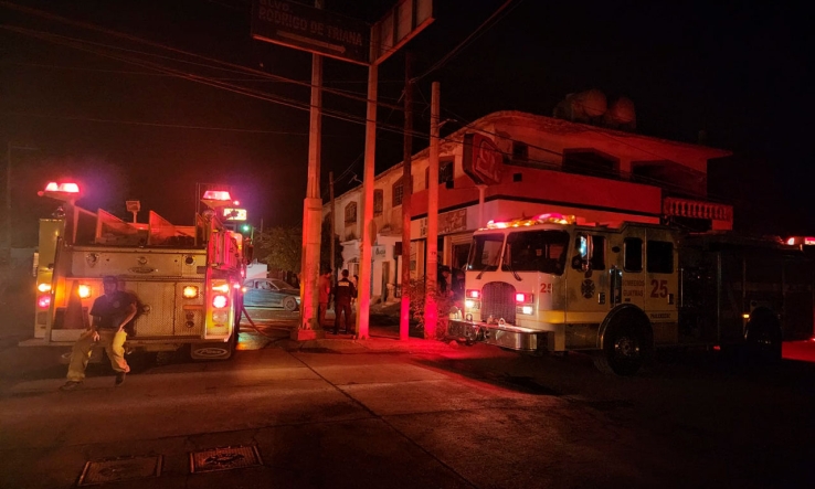    EN LAS PALMAS  Se incendia expendio de cerveza