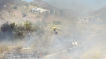 Sofocan incendio de maleza en San Carlos