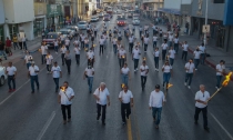    Realizan marcha de las Antorchas