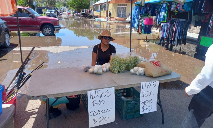 FUGA DE DRENAJE  Afecta a “tiangueros” del centro