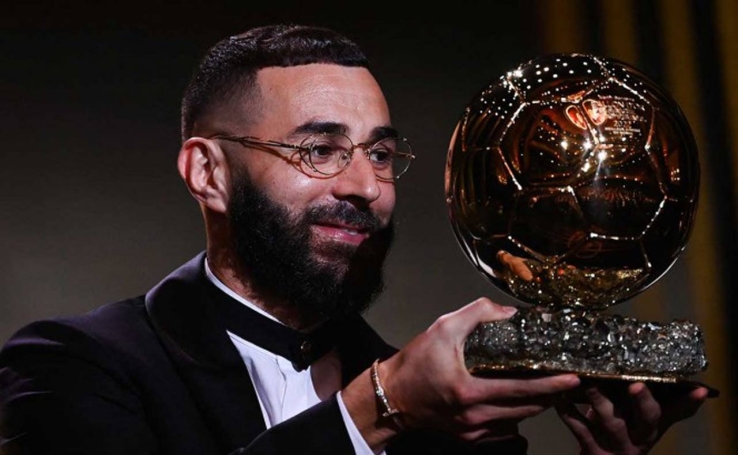 Karim Benzema gana su primer Balón de Oro