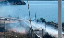 EN TERMINAL DE PEMEX    Se registra incendio forestal