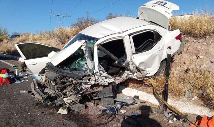 Deja choque dos muertos