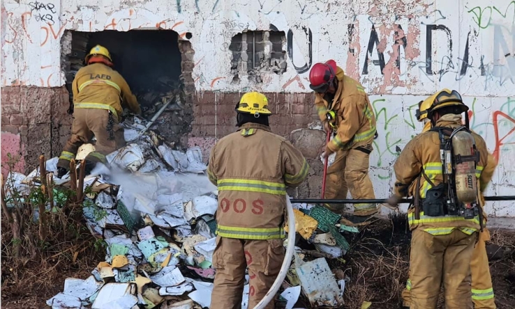 Arde el “47” en San Vicente