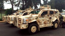 Arribarán vehículos militares blindados