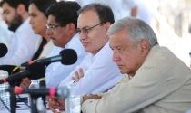 ACOMPAÑA GOBERNADOR DE SONORA A AMLO  Supervisar avances del Plan de Justicia Yaqui