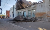 EN EL CENTRO HISTÓRICO  Se derrumba casa antigua