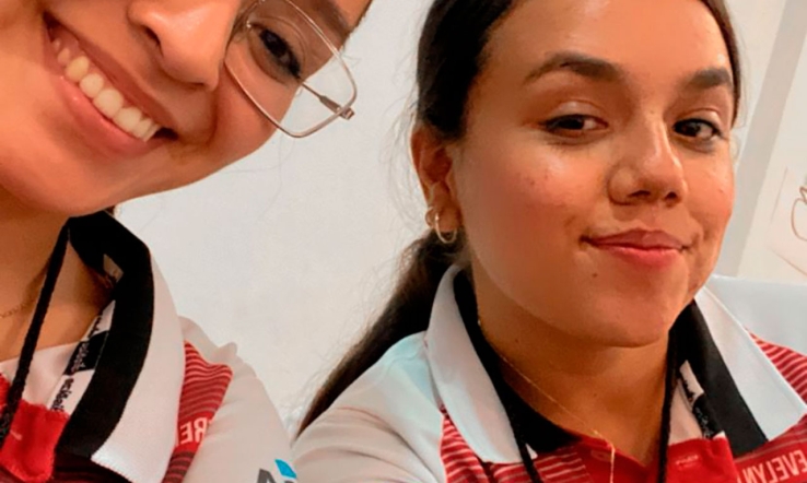 EN NACIONAL DE VOLEIBOL  Evelyn Loyo y Verenice Grajeda son árbitros