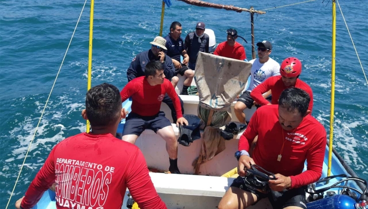 Ante desgracia, se unen pescadores