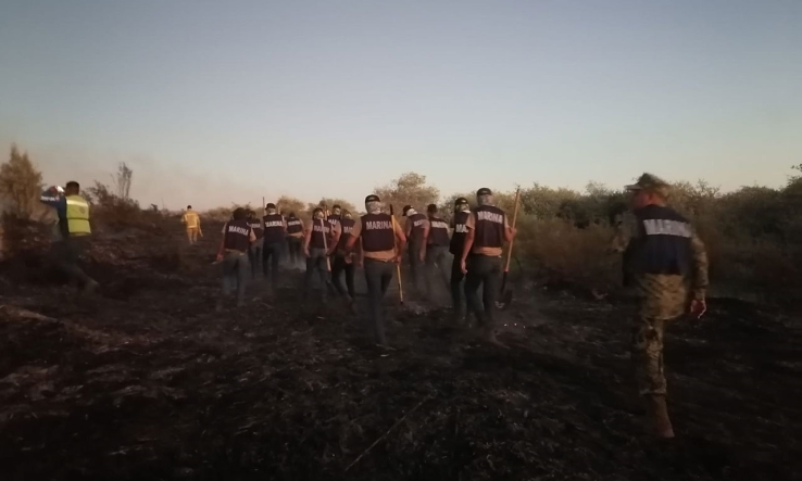 Se incendia laguna de oxidación