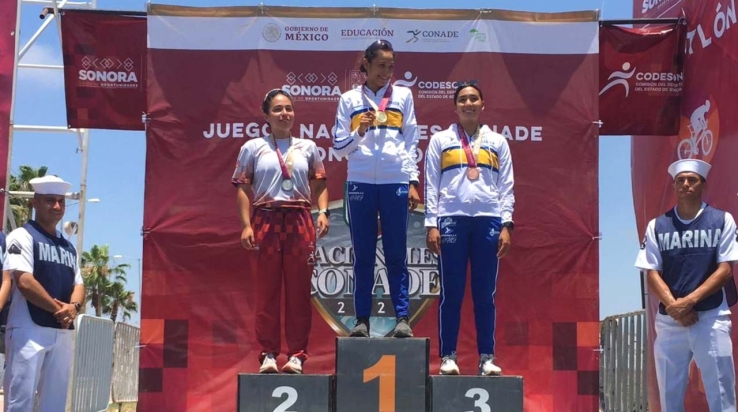 EN TRIATLÓN Logra Sonora tres melladas