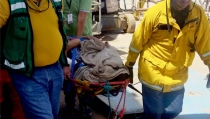 Resulta trabajador de astillero lesionado